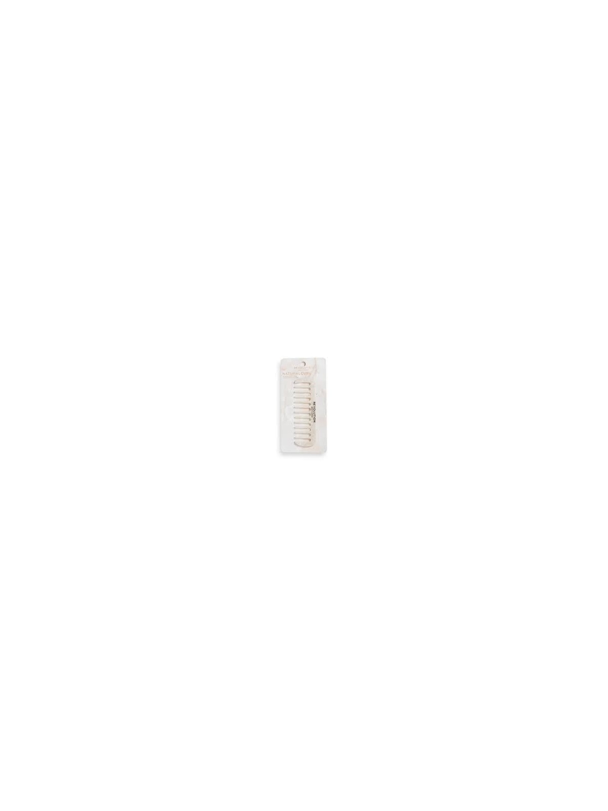 Pettine a denti larghi riccio naturale bianco capelli ricci e spessi donna