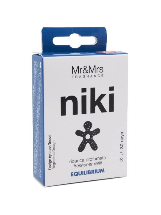 Ricarica profumo auto unisex Mr & Mrs Fragrance Niki Equilibrium