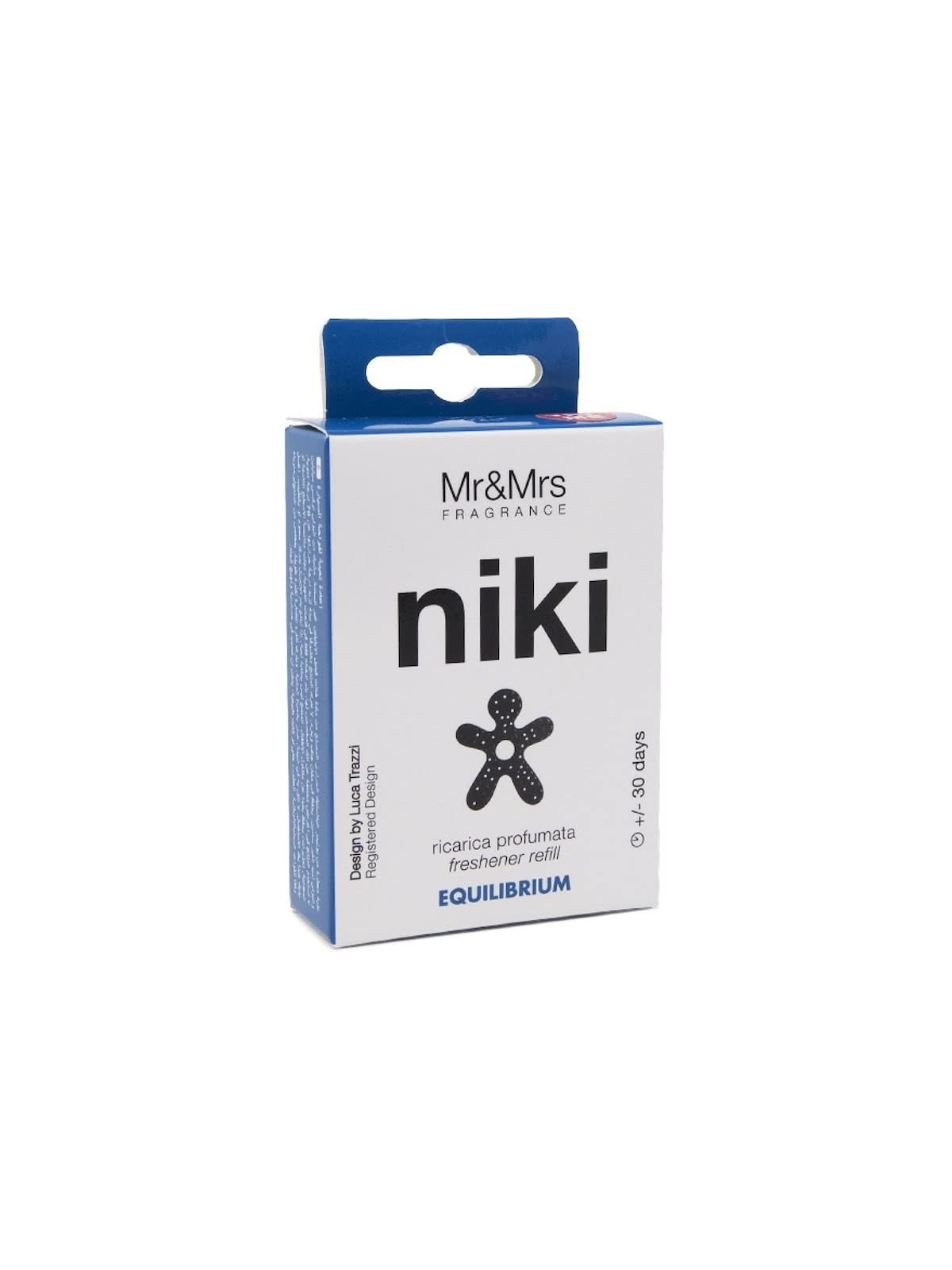 Ricarica profumo auto unisex Mr & Mrs Fragrance Niki Equilibrium