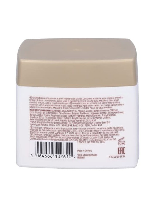 Wella SP - Luxe Oil Keratine Restore Mask donna 400ml Keratin Restore System Professional www.essenzetotalstyle.com 