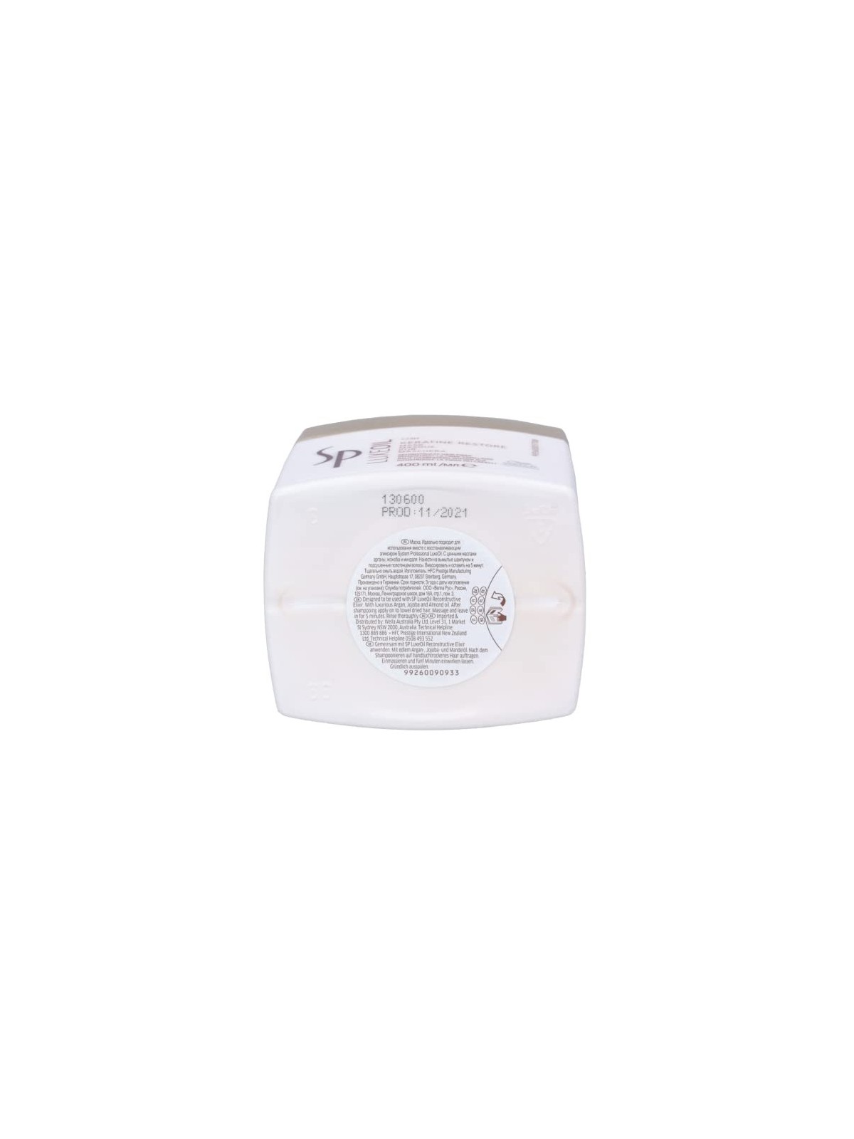 Wella SP - Luxe Oil Keratine Restore Mask donna 400ml Keratin Restore System Professional www.essenzetotalstyle.com 