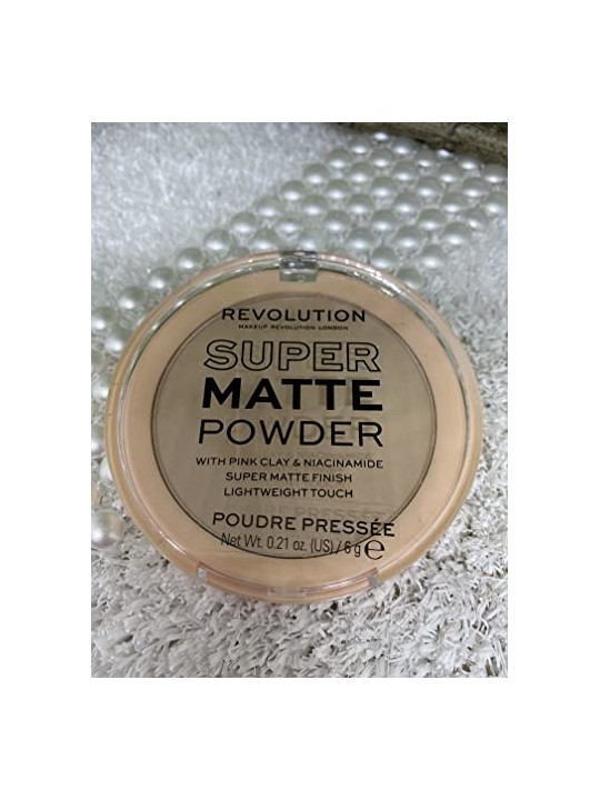 Makeup Revolution Super Matte Pressed Powder Vanilla 6g Donna