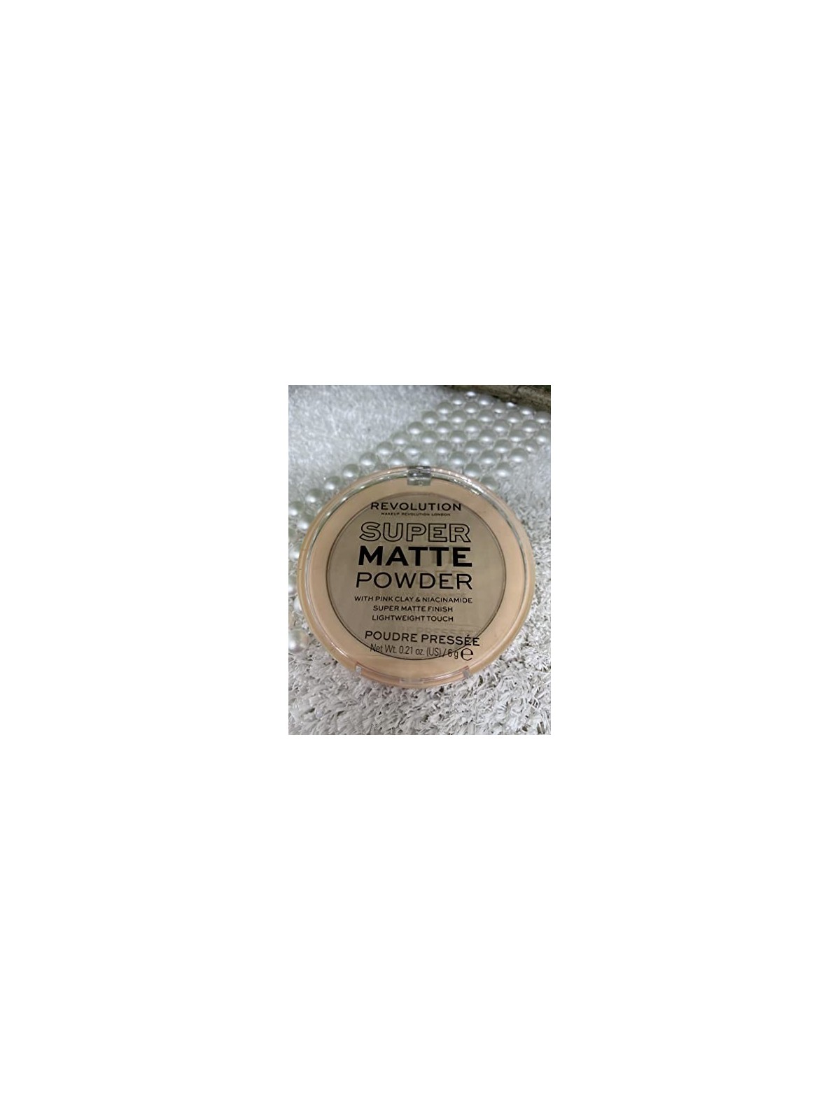 Makeup Revolution Super Matte Pressed Powder Vanilla 6g Donna