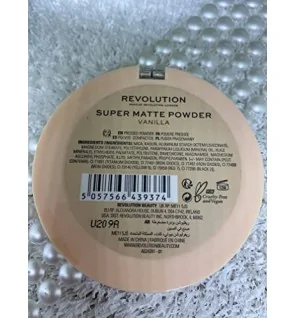 Makeup Revolution Super Matte Pressed Powder Cipria Opacizzante 6 g Vaniglia Donna