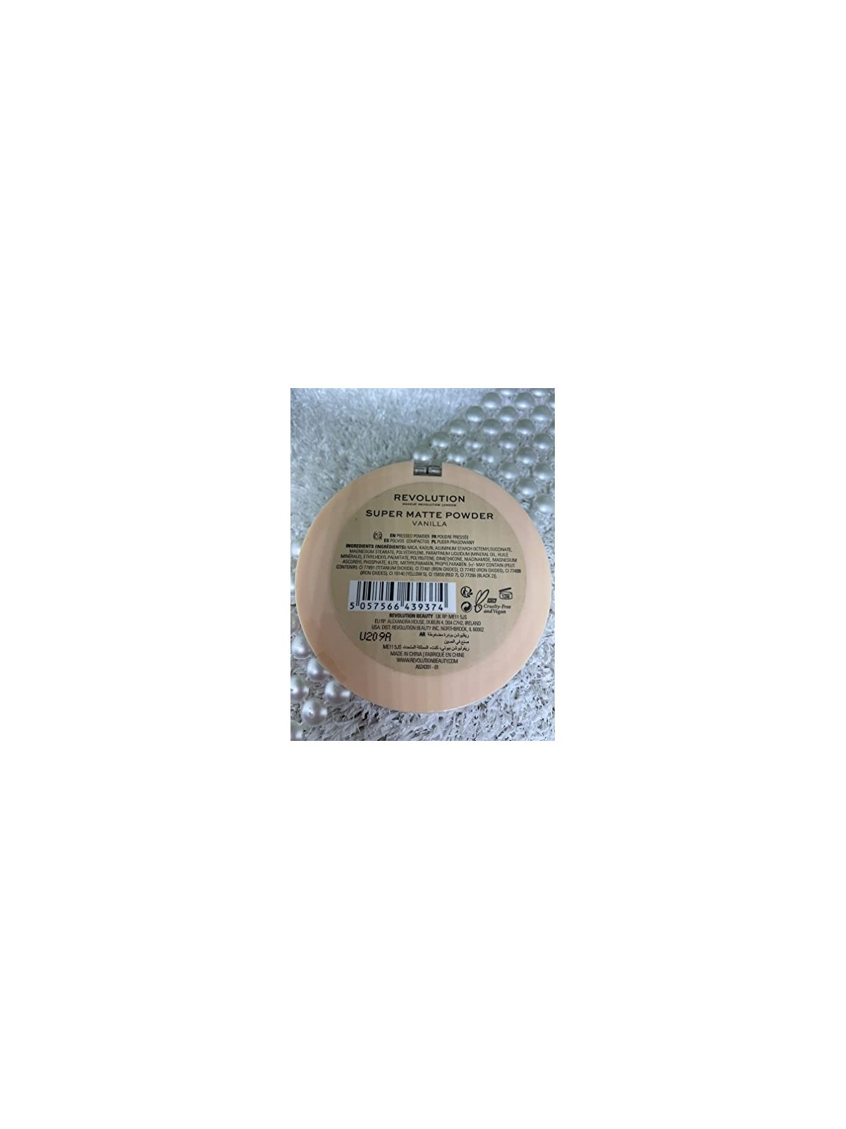 Makeup Revolution Super Matte Pressed Powder Vanilla 6g Donna