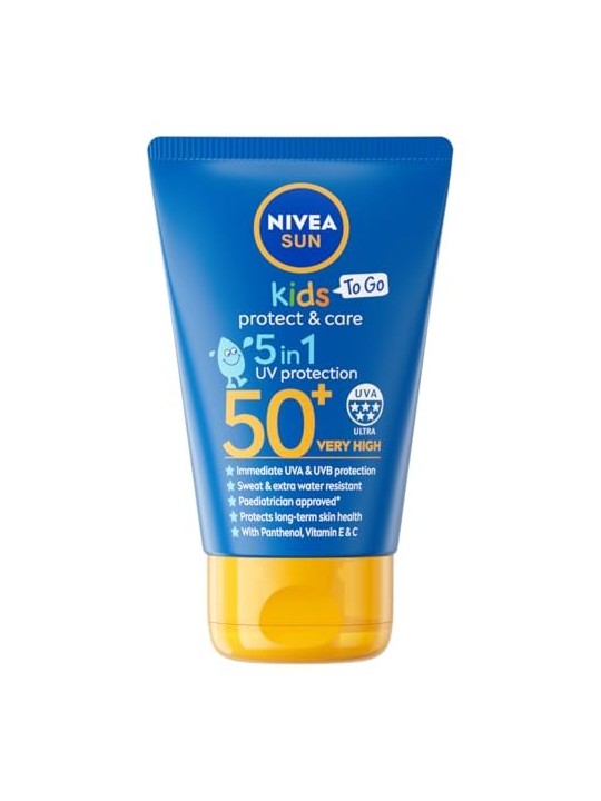 NIVEA Sun Kids Protect  Care 5in1 Skin Protection SPF50 lozione solare protettiva per bambini 50ml