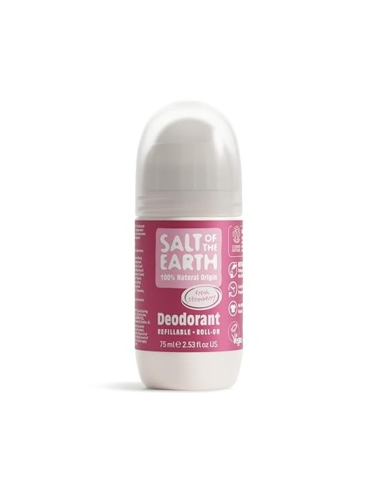 Sweet Strawberry Deo Roll-on Natural Deodorant for Women 75ml