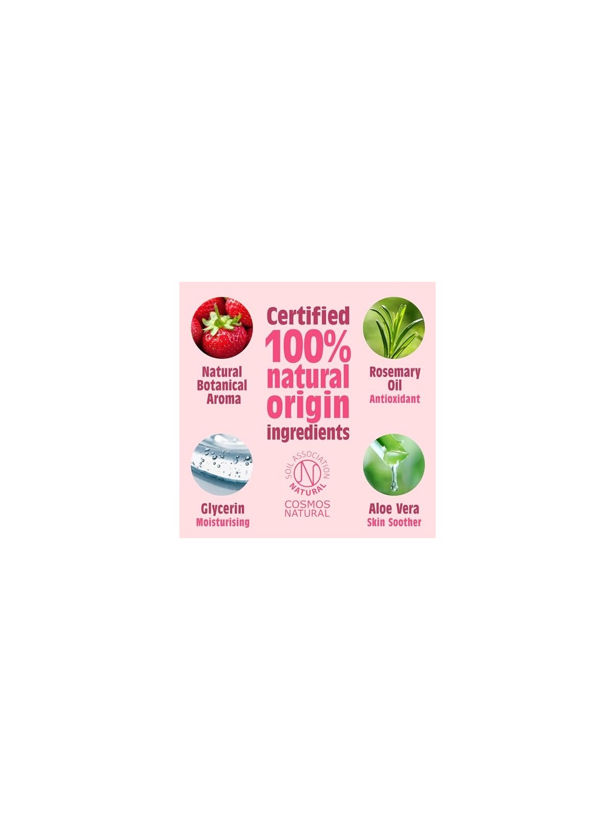 Sweet Strawberry Deo Roll-on Natural Deodorant for Women 75ml
