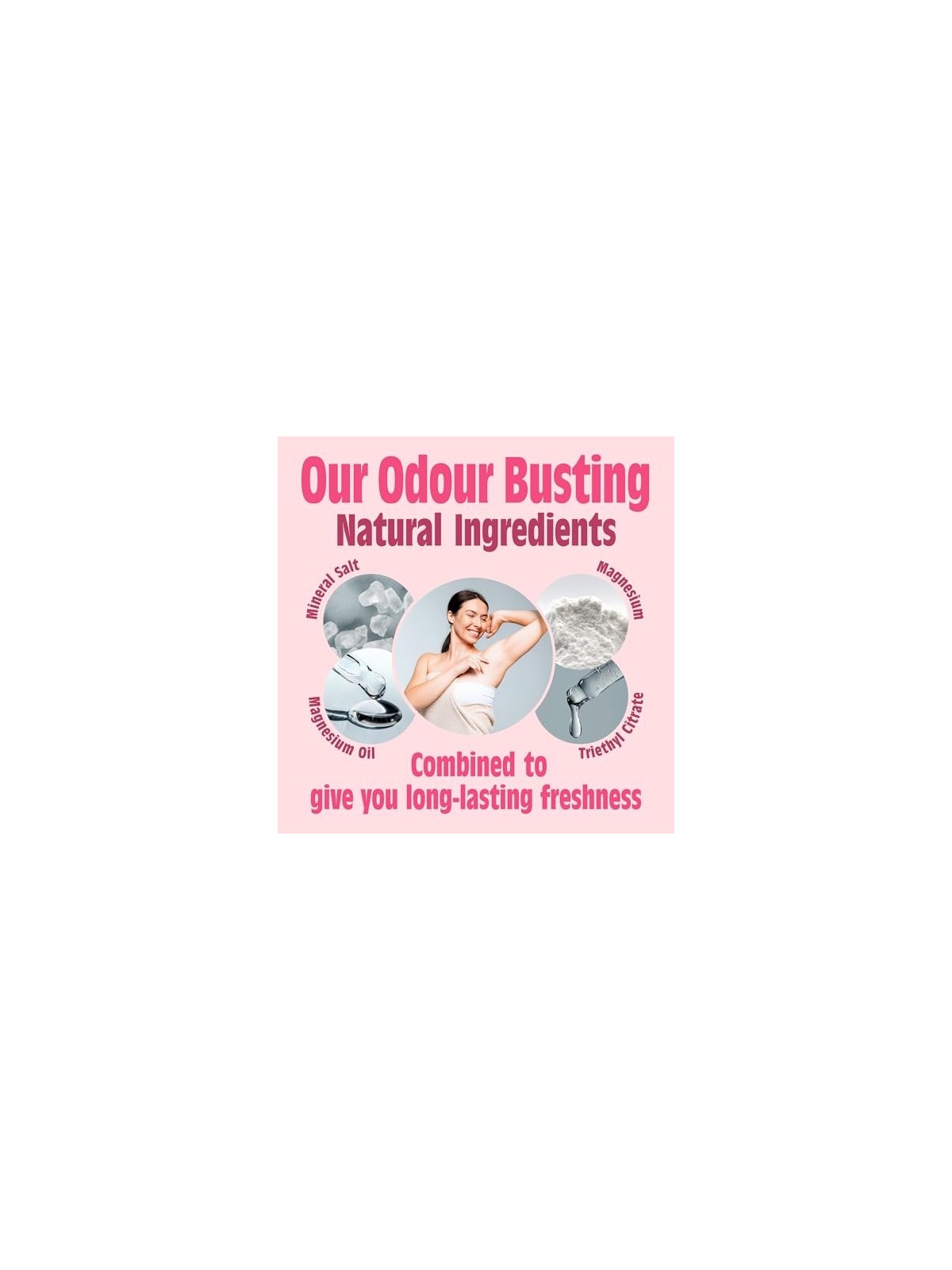 Sweet Strawberry Deo Roll-on Natural Deodorant for Women 75ml
