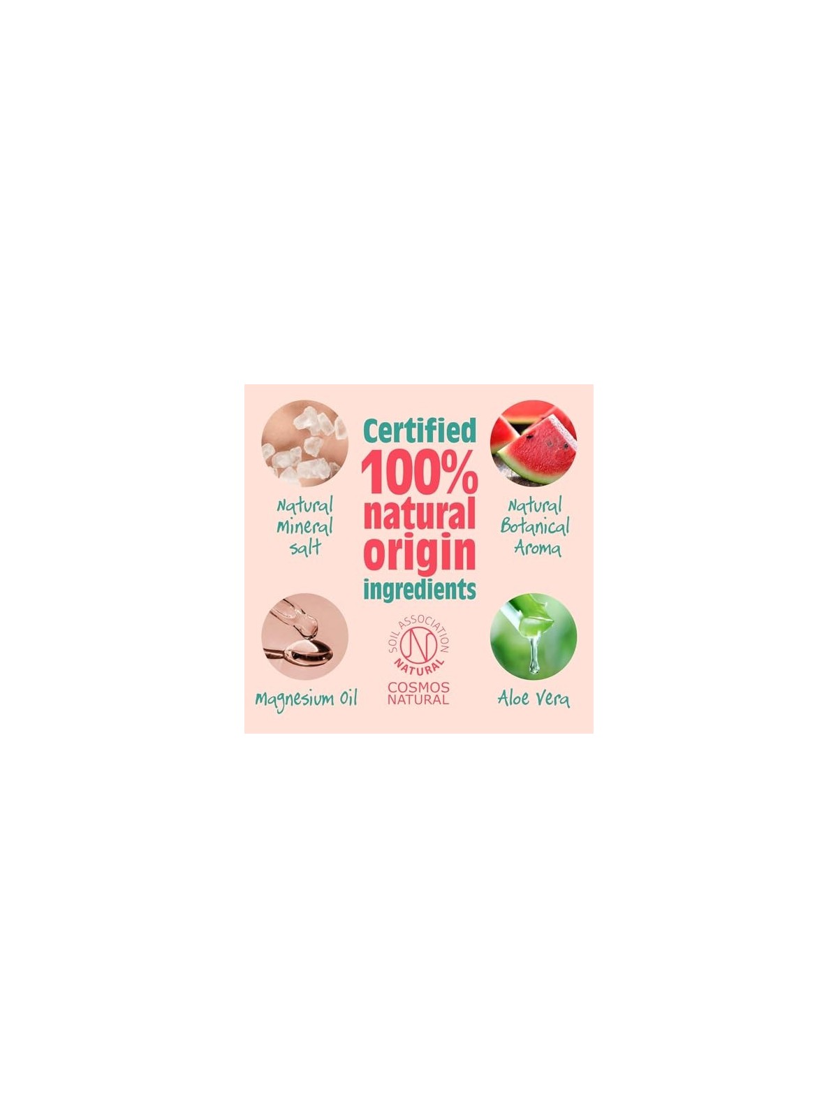 SaltOfTheEarth Deo Rollon Melone  Cetriolo ricaricabile Deodorante rollon naturale donna 75ml