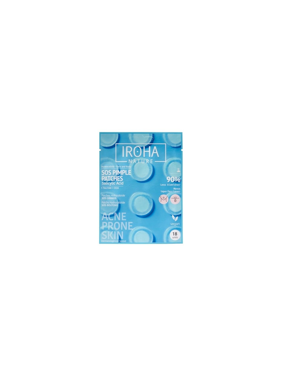 Iroha SOS cerotti per brufoli 18 unit unisex