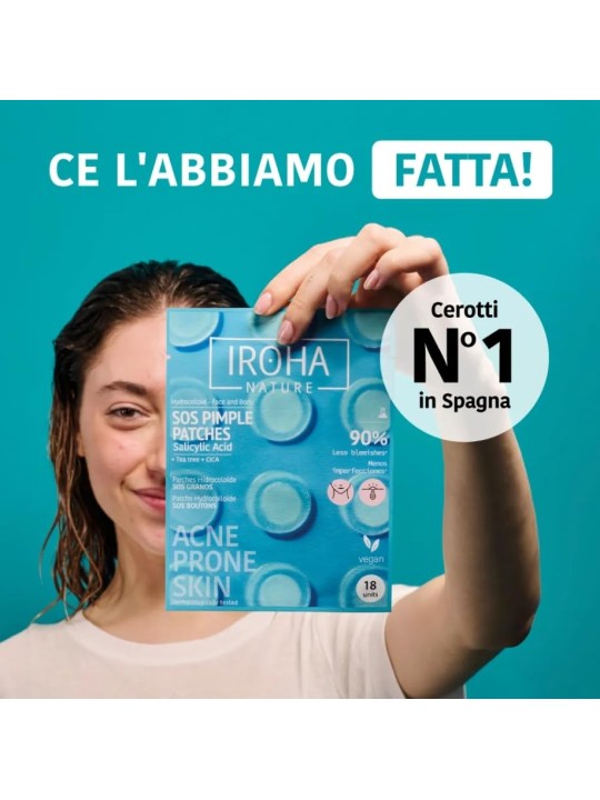 Iroha SOS cerotti per brufoli 18 unit unisex