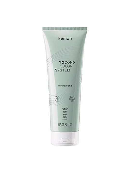 Kemon Yo Cond Color System Cond Tonificante 250 ml donna Silver