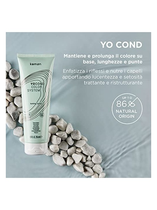 Kemon Yo Cond Color System Cond Tonificante 250 ml donna Chocolate