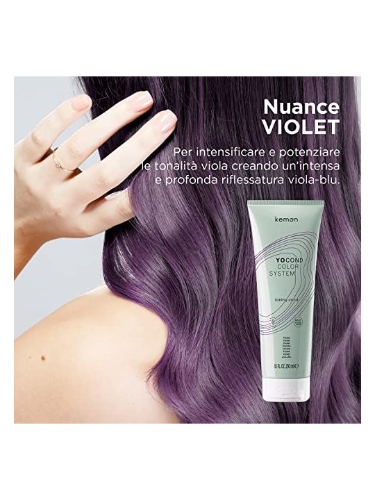 Kemon Yo Cond Color System Cond Tonificante 250 ml donna Violet
