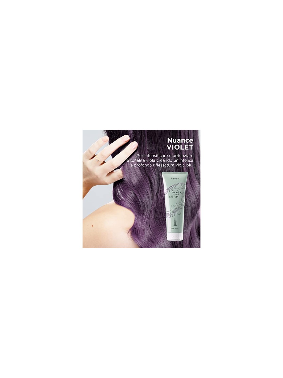 Kemon Yo Cond Color System Cond Tonificante 250 ml donna Violet