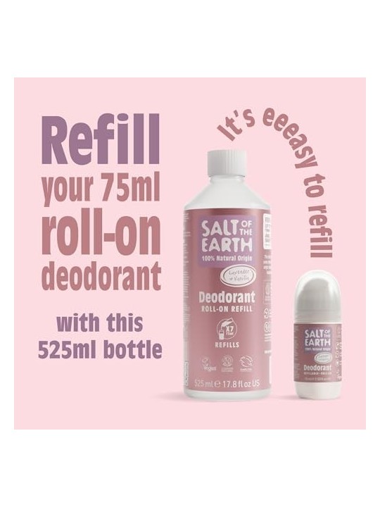 Lavender and Vanilla Deo Roll-on Refills for Women 525ml