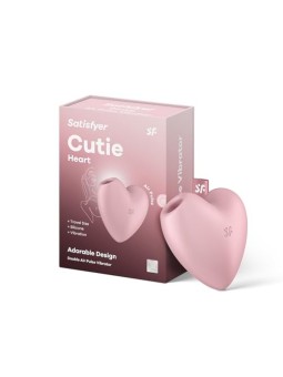 SATISFYER Cutie Heart stimolatore e vibratore daria rosa 1un donna