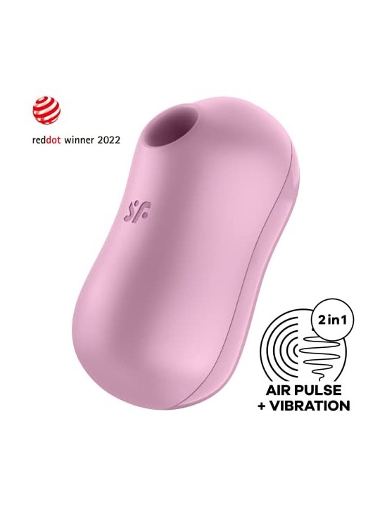 SATISFYER cotton candy stimolatore di aria lilla 1un donna