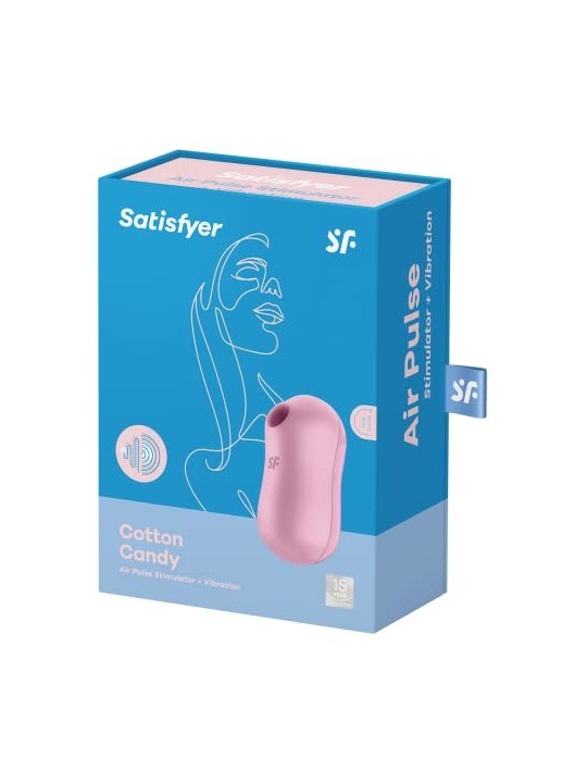 SATISFYER cotton candy stimolatore di aria lilla 1un donna