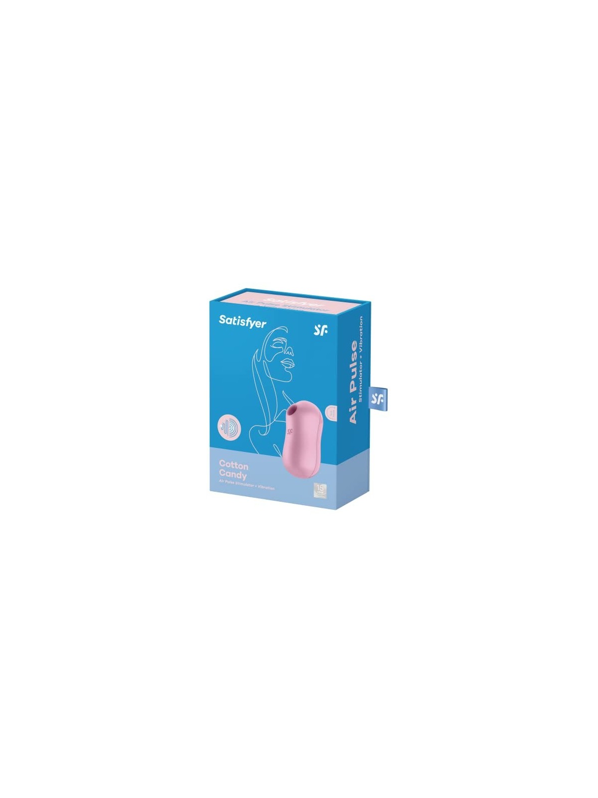 SATISFYER cotton candy stimolatore di aria lilla 1un donna