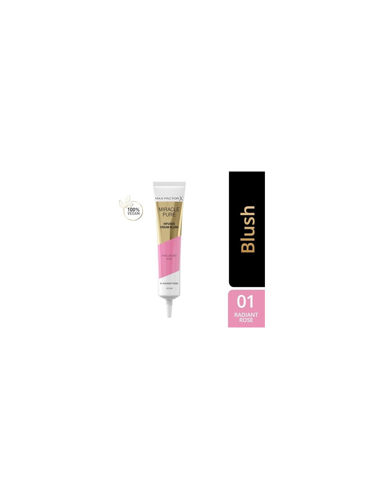 Max Factor Miracle Pure Infuso Crema Blush 15 ml 01 Radiant Rose donna