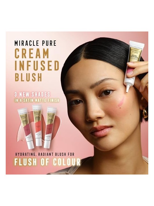 Max Factor Miracle Pure Infuso Crema Blush 15 ml 01 Radiant Rose donna