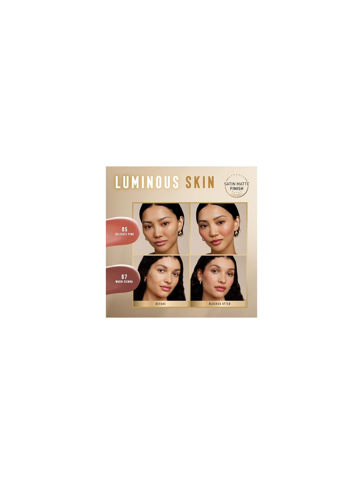 Max Factor Miracle Pure Infuso Crema Blush 15 ml 01 Radiant Rose donna