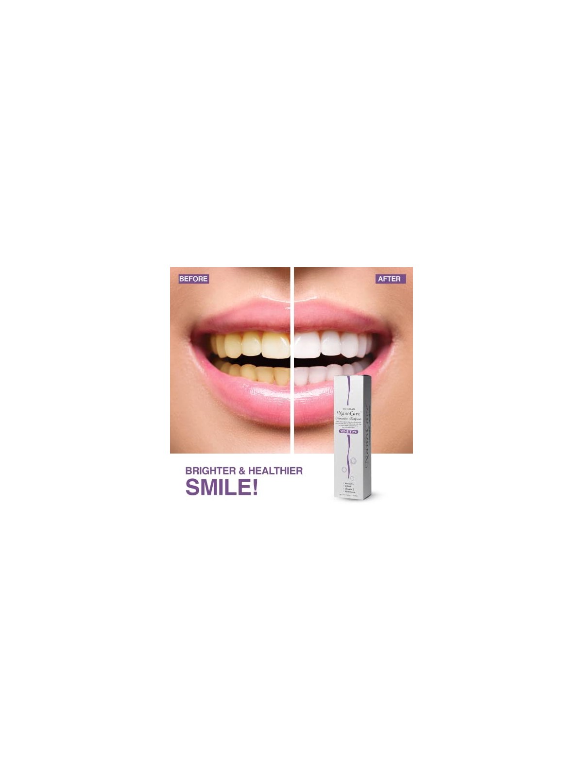 VitalCare White Pearl Nano Care Silver Sensitive Toothpaste for Women