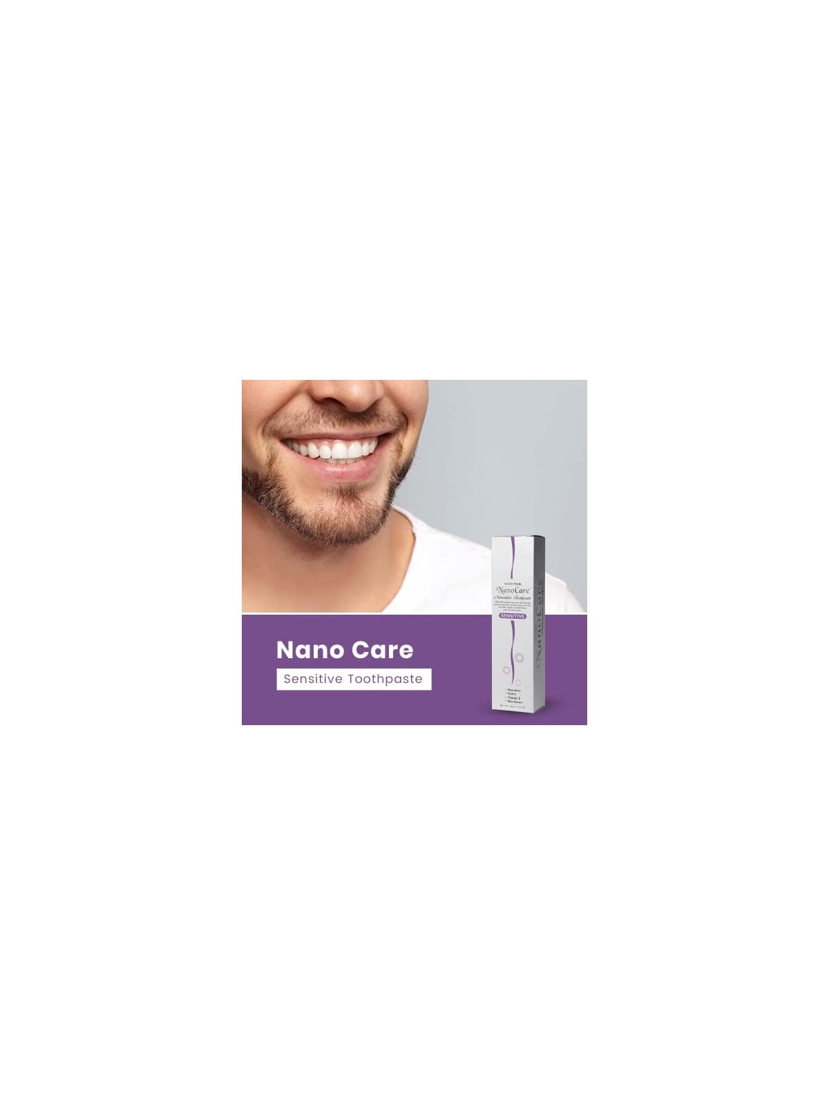VitalCare White Pearl Nano Care Silver Sensitive Toothpaste for Women