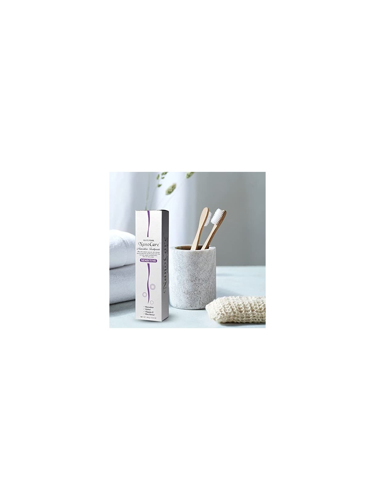 VitalCare White Pearl Nano Care Silver Sensitive Toothpaste for Women