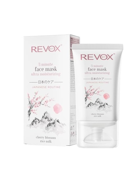 Revox B77 RITO GIAPPONESE maschera viso ULTRA idratante da 3 minuti 30ml donna