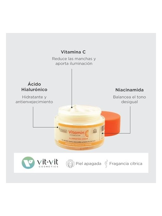 Diet Esthetic VIT VIT COSMECEUTICALS VITAMINA C crema illuminante 50ml donna