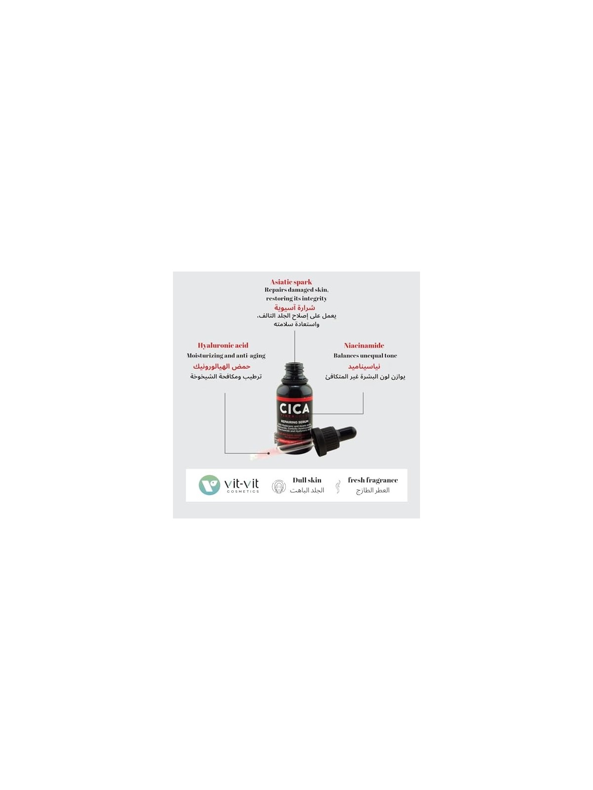 Diet Esthetic VIT VIT COSMECEUTICALS Siero CICA TIGERGRASS 30ml donna