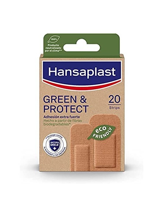 Hansaplast Green Protect 20 Medicazioni Unisex Verde