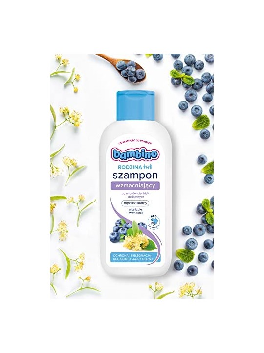 Shampoo rinforzante per capelli sottili e delicati 400ml