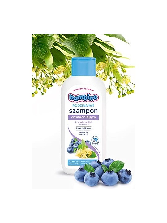 Shampoo rinforzante per capelli sottili e delicati 400ml