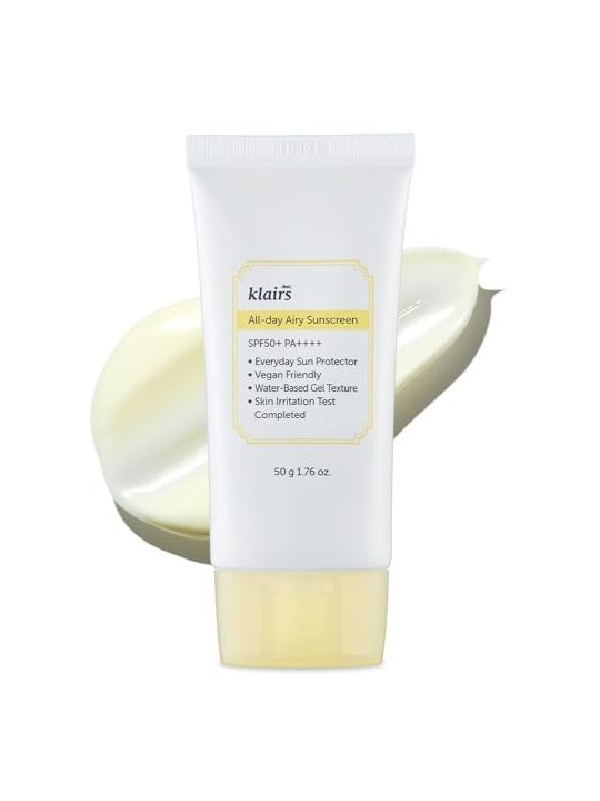 Klairs Crema Solare Aerea per Tutto il Giorno SPF50 50 gr Donna