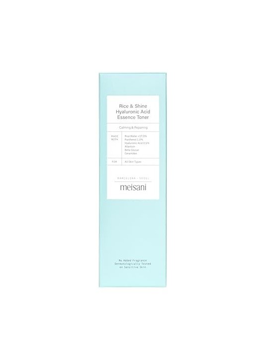 Tonico idratante Meisani RICE AND SHINE con acido ialuronico 150ml