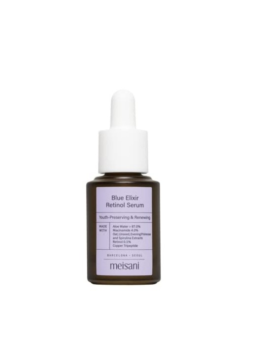 Meisani BLUE ELIXIR siero al retinolo 15ml per donna Meisani www.essenzetotalstyle.com 