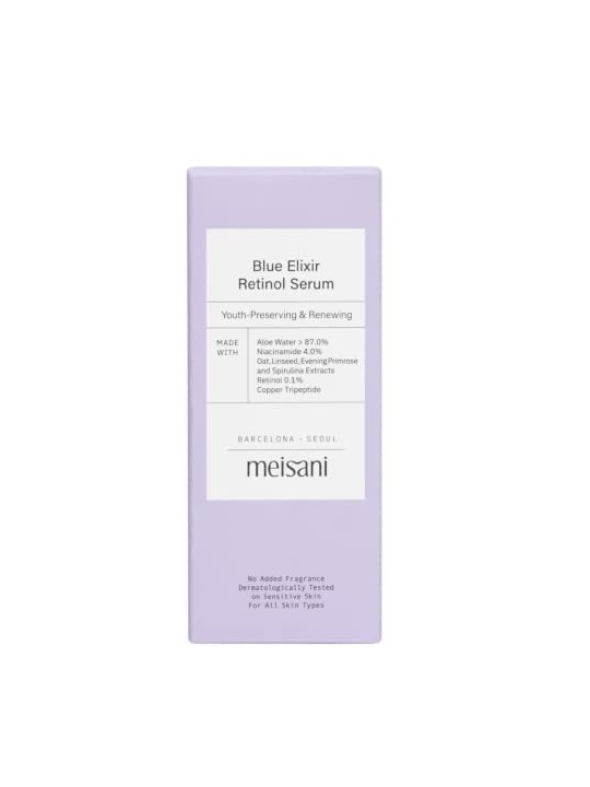 Meisani BLUE ELIXIR siero al retinolo 15ml per donna Meisani www.essenzetotalstyle.com 