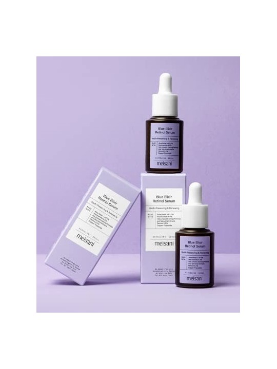 Meisani BLUE ELIXIR siero al retinolo 15ml per donna Meisani www.essenzetotalstyle.com 