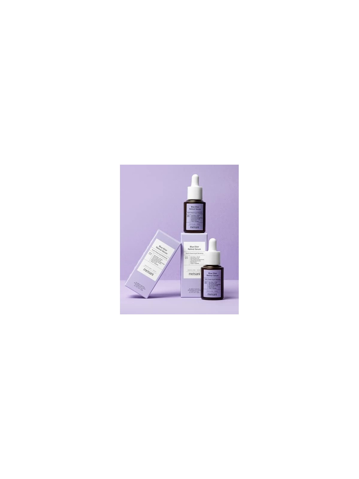 Meisani BLUE ELIXIR siero al retinolo 15ml per donna Meisani www.essenzetotalstyle.com 