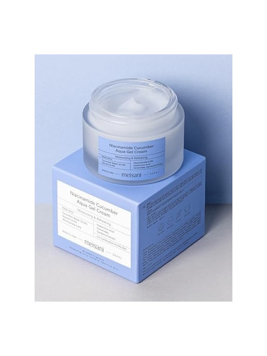 Meisani NIACINAMIDE CUCUMBER crema gel acqua 50ml donna Meisani www.essenzetotalstyle.com 