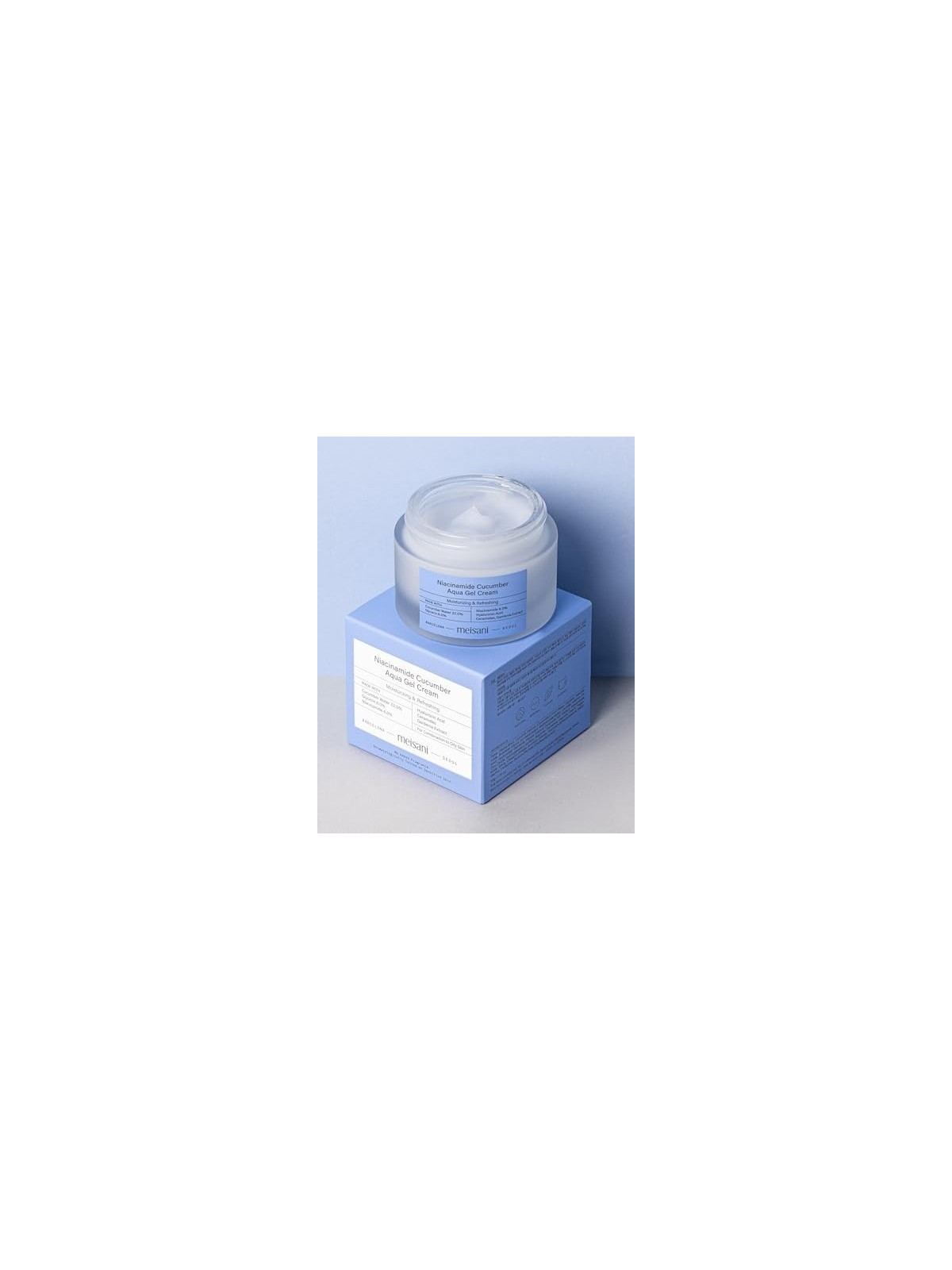 Meisani NIACINAMIDE CUCUMBER crema gel acqua 50ml donna Meisani www.essenzetotalstyle.com 