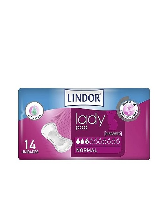 Lindor LADY PAD normale 3 gocce 14 unit unisex