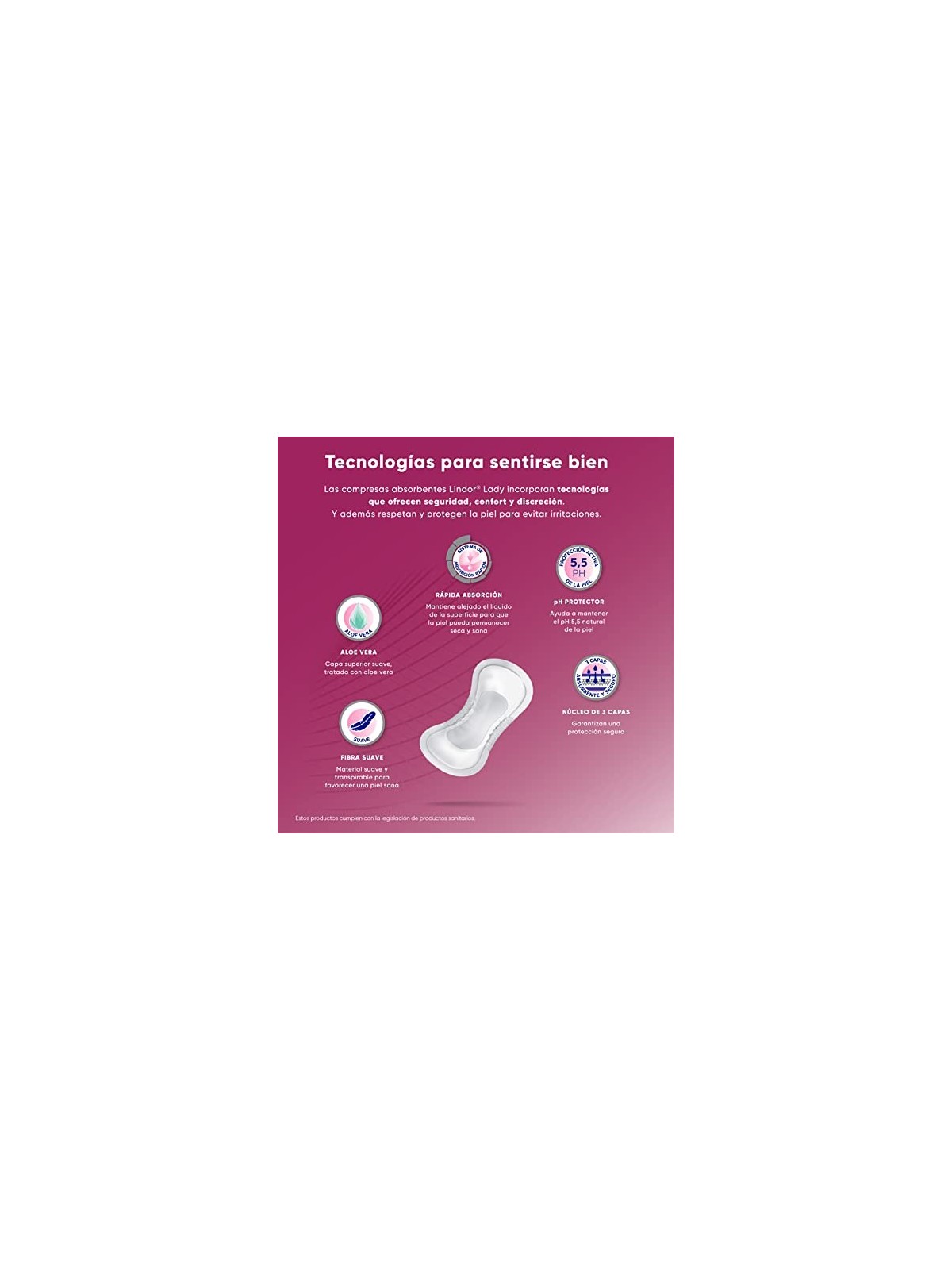 Lindor LADY PAD normale 3 gocce 14 unit unisex