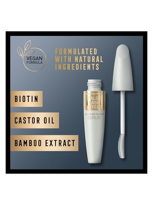 Max Factor Siero per il trattamento di ciglia e sopracciglia con effetto ciglia finte donna 13ml
