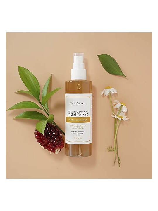 Tonico Viso Rivitalizzante e Anti-Aging con Calendula e Melograno 200ml