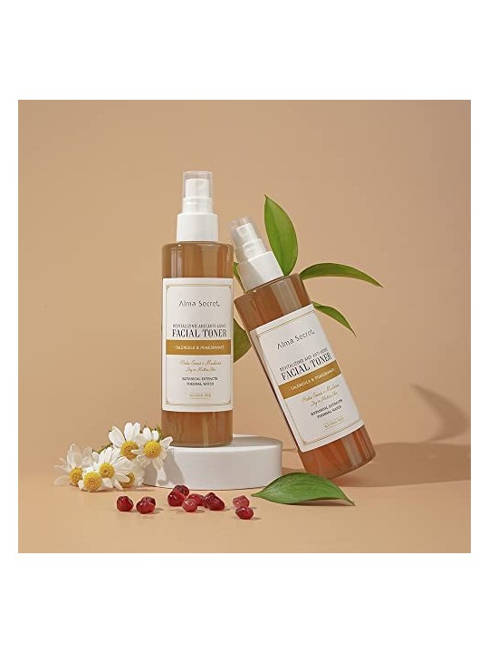 Tonico Viso Rivitalizzante e Anti-Aging con Calendula e Melograno 200ml